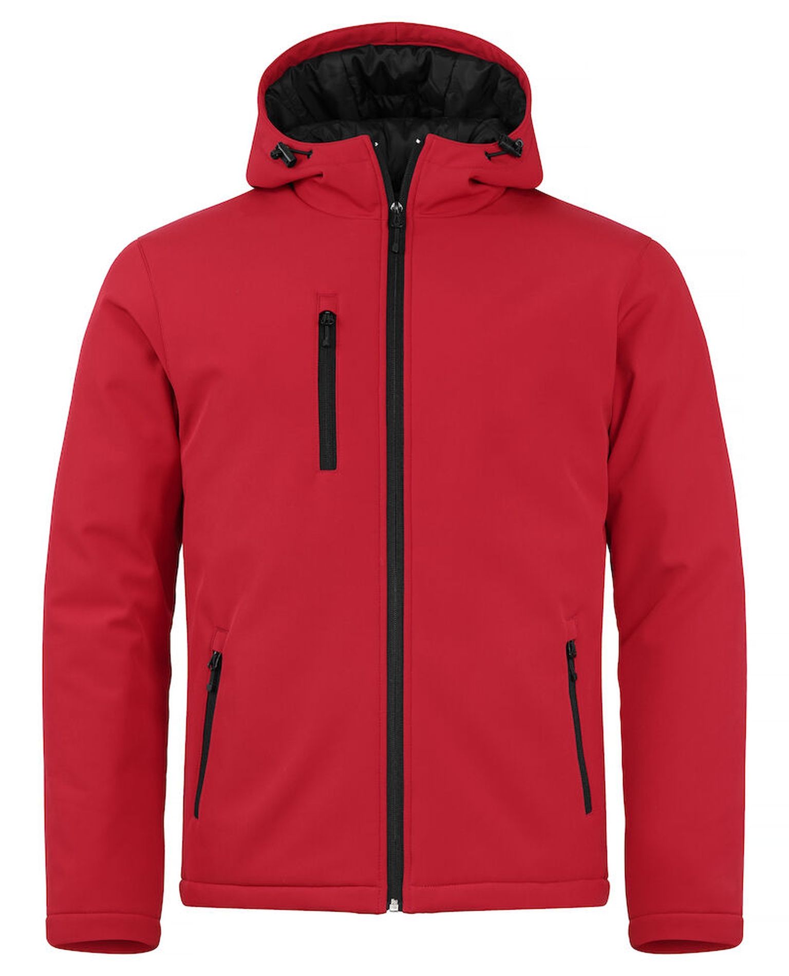 Padded Hoody Softshell, Punainen