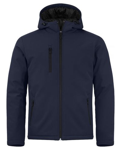 Padded Hoody Softshell, Navy