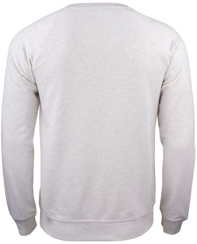 Premium OC Roundneck, Meleerattu Valkoinen