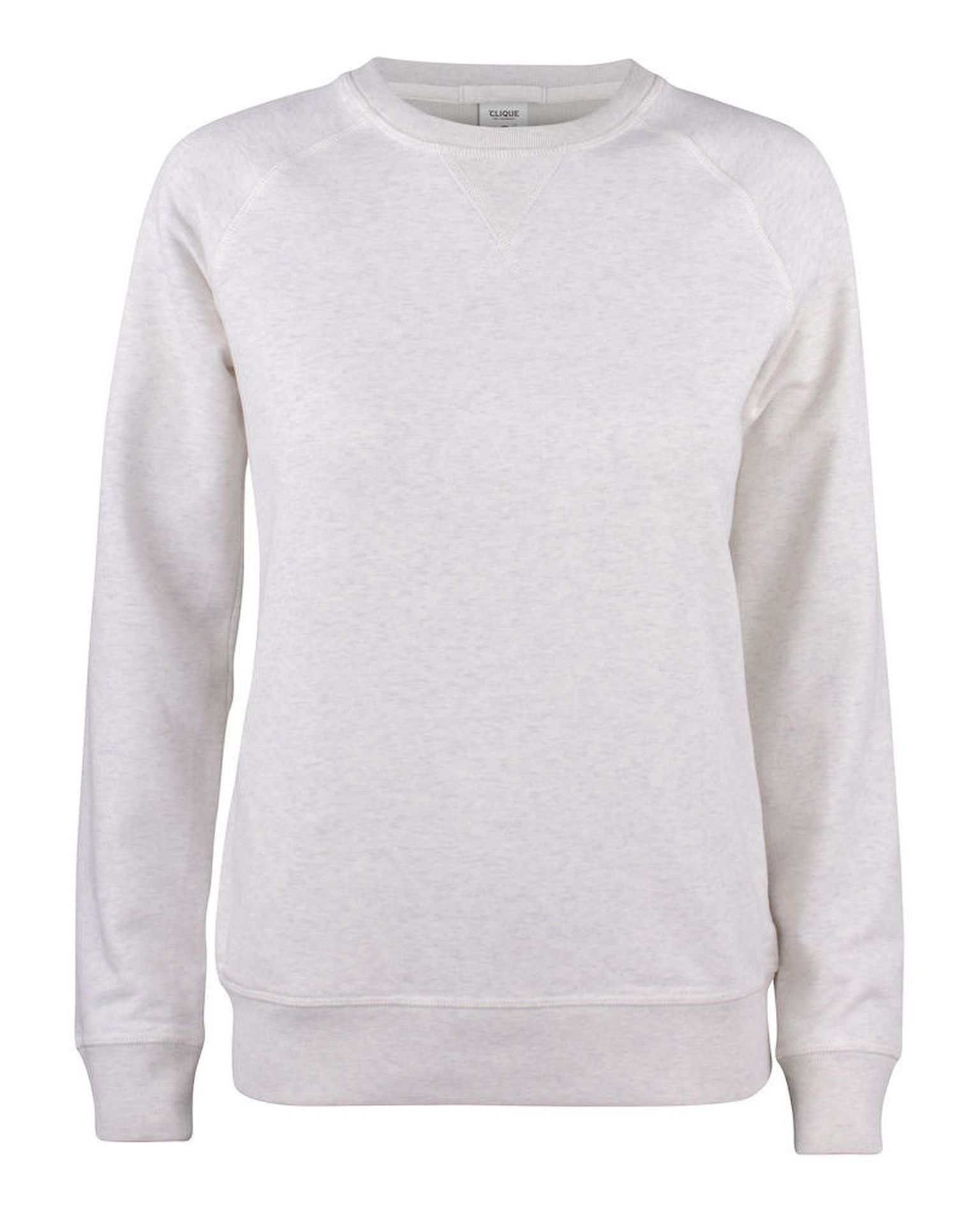 Premium OC Roundneck Ladies, Meleerattu Valkoinen