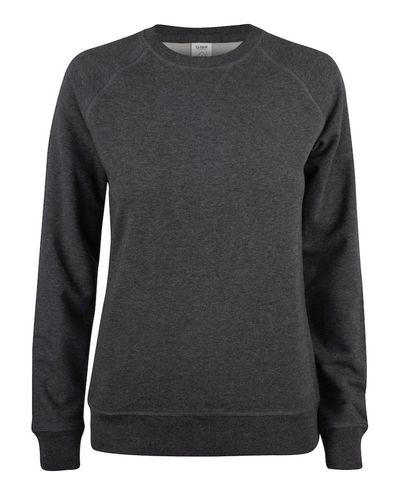 Premium OC Roundneck Ladies, Meleerattu Antrasiitti