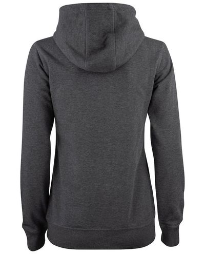 Premium OC Hoody Women, Meleerattu Antrasiitti