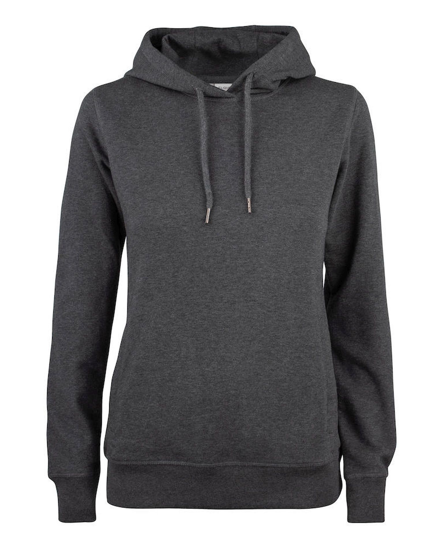 Premium OC Hoody Women, Meleerattu Antrasiitti