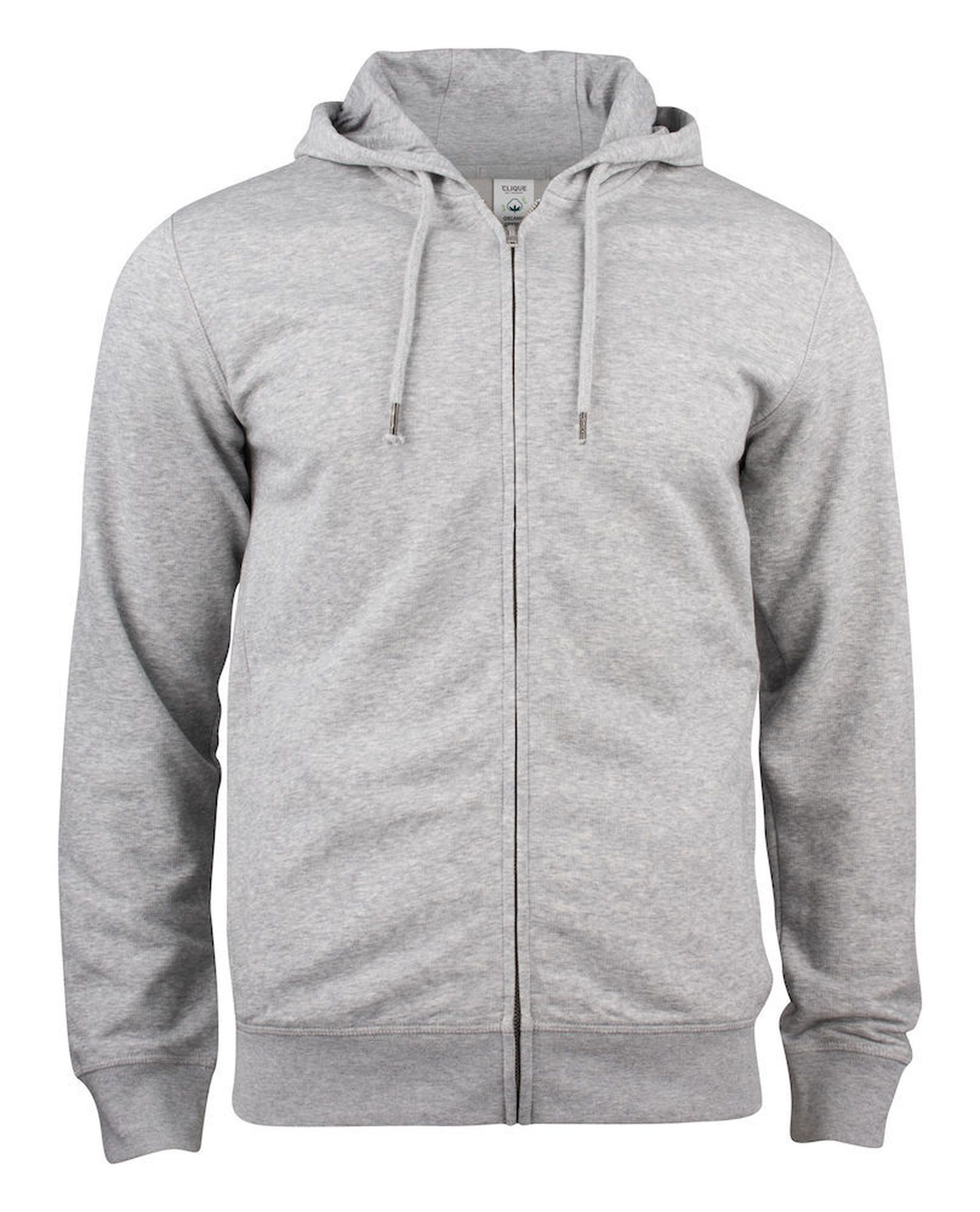 Premium OC Hoody Full Zip, Meleerattu Harmaa