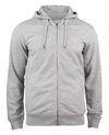 Premium OC Hoody Full Zip, Meleerattu Harmaa