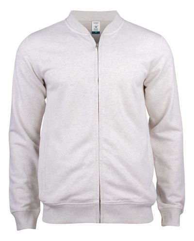 Premium OC Cardigan, Meleerattu Valkoinen