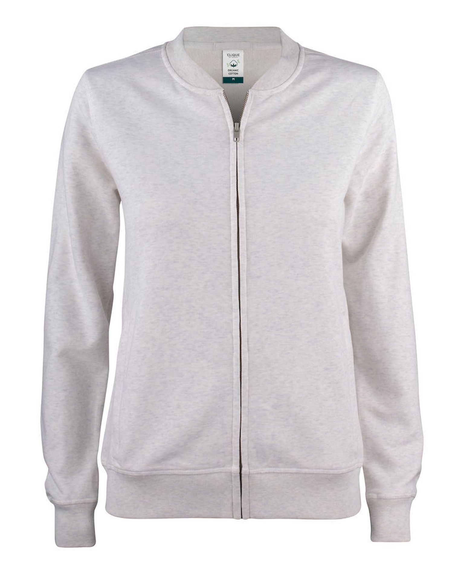 Premium OC Cardigan Ladies, Meleerattu Valkoinen