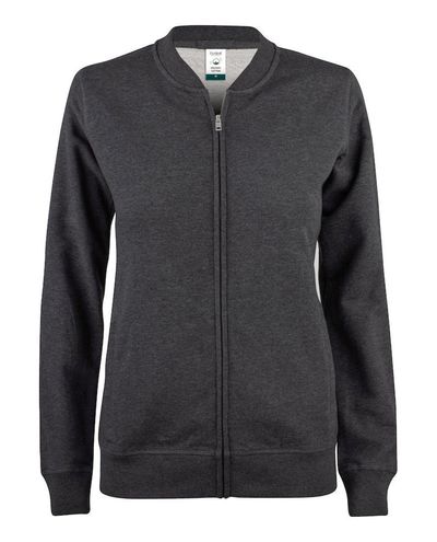 Premium OC Cardigan Ladies, Meleerattu Antrasiitti