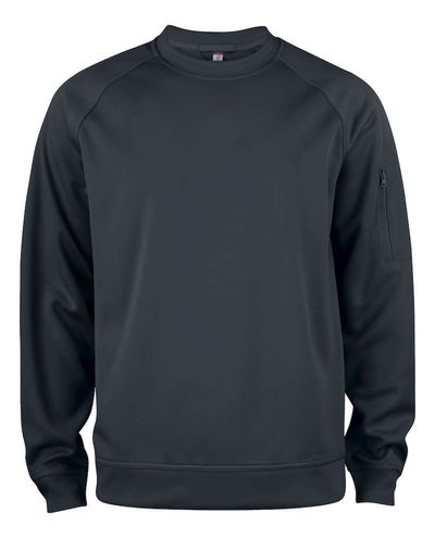 Basic Active Roundneck, Musta
