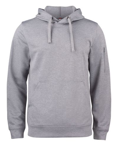 Basic Active Hoody, Meleerattu Harmaa