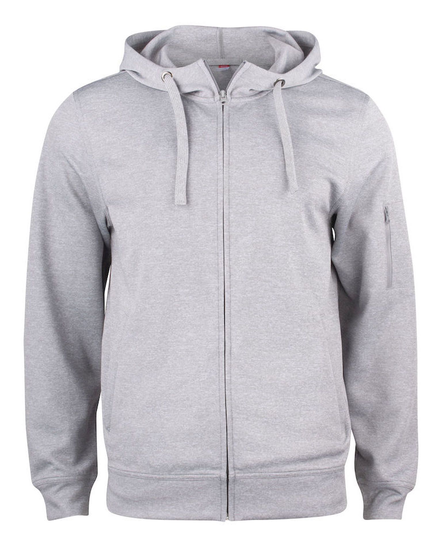 Basic Active Hoody Full Zip , Meleerattu Harmaa