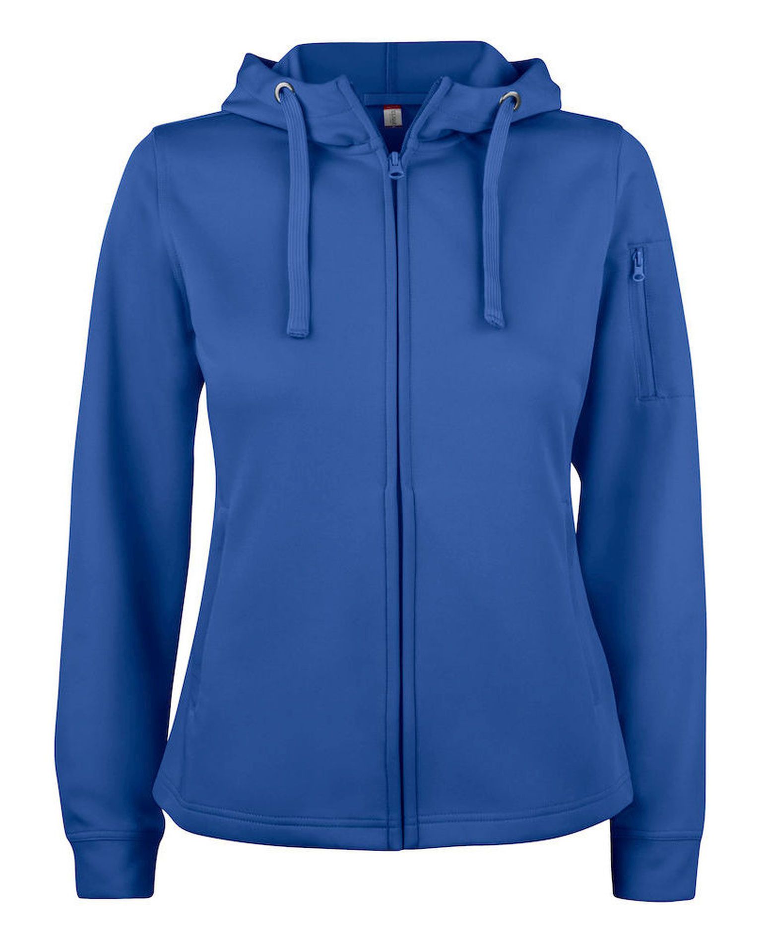 Basic Active Hoody Full Zip Women, Sininen
