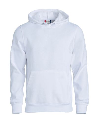 Basic Hoody Junior, Valkoinen