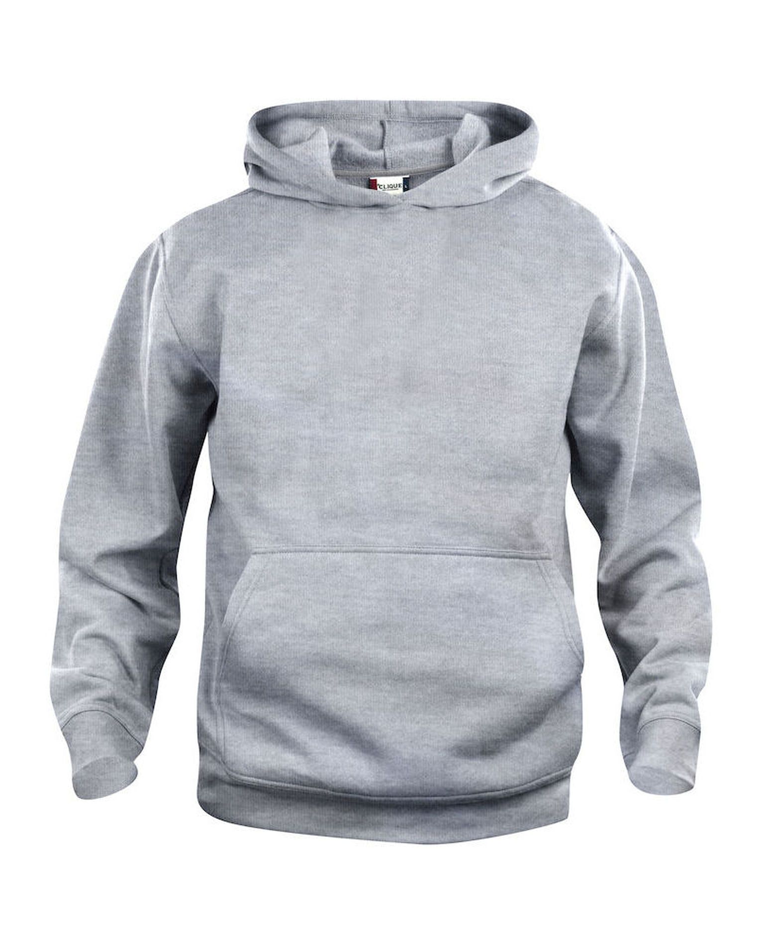 Basic Hoody Junior, Meleerattu Harmaa