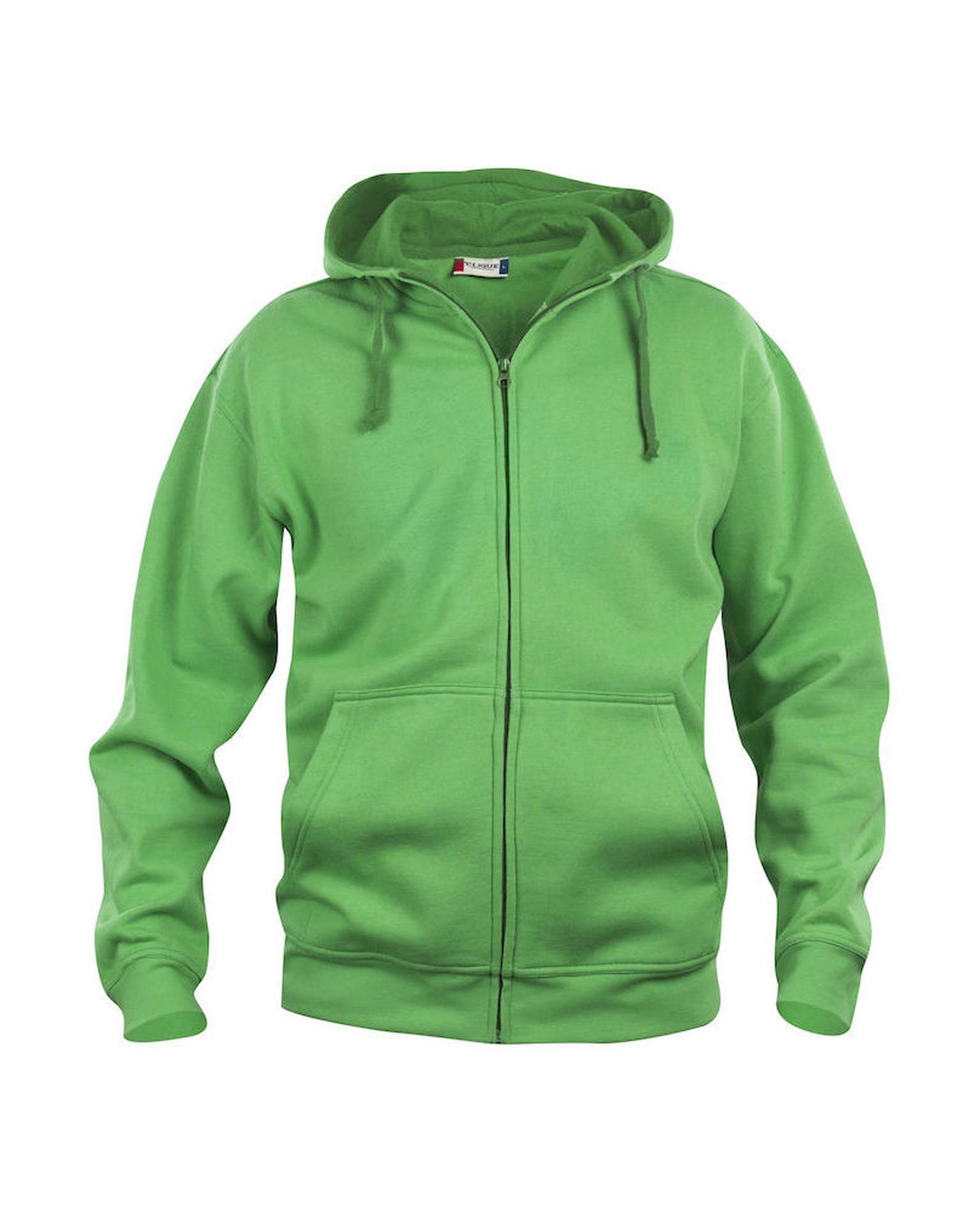 Basic Hoody Full zip, Omenanvihreä