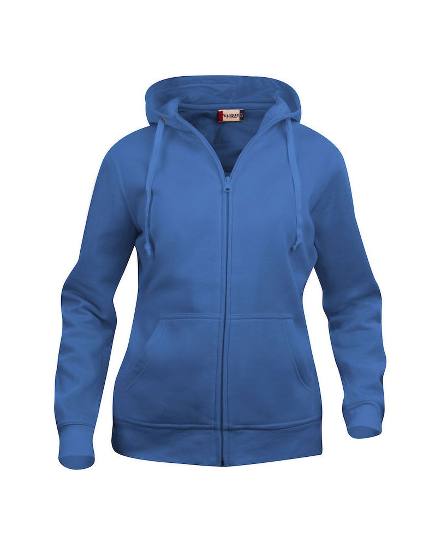 Basic Hoody Full zip Women, Sininen