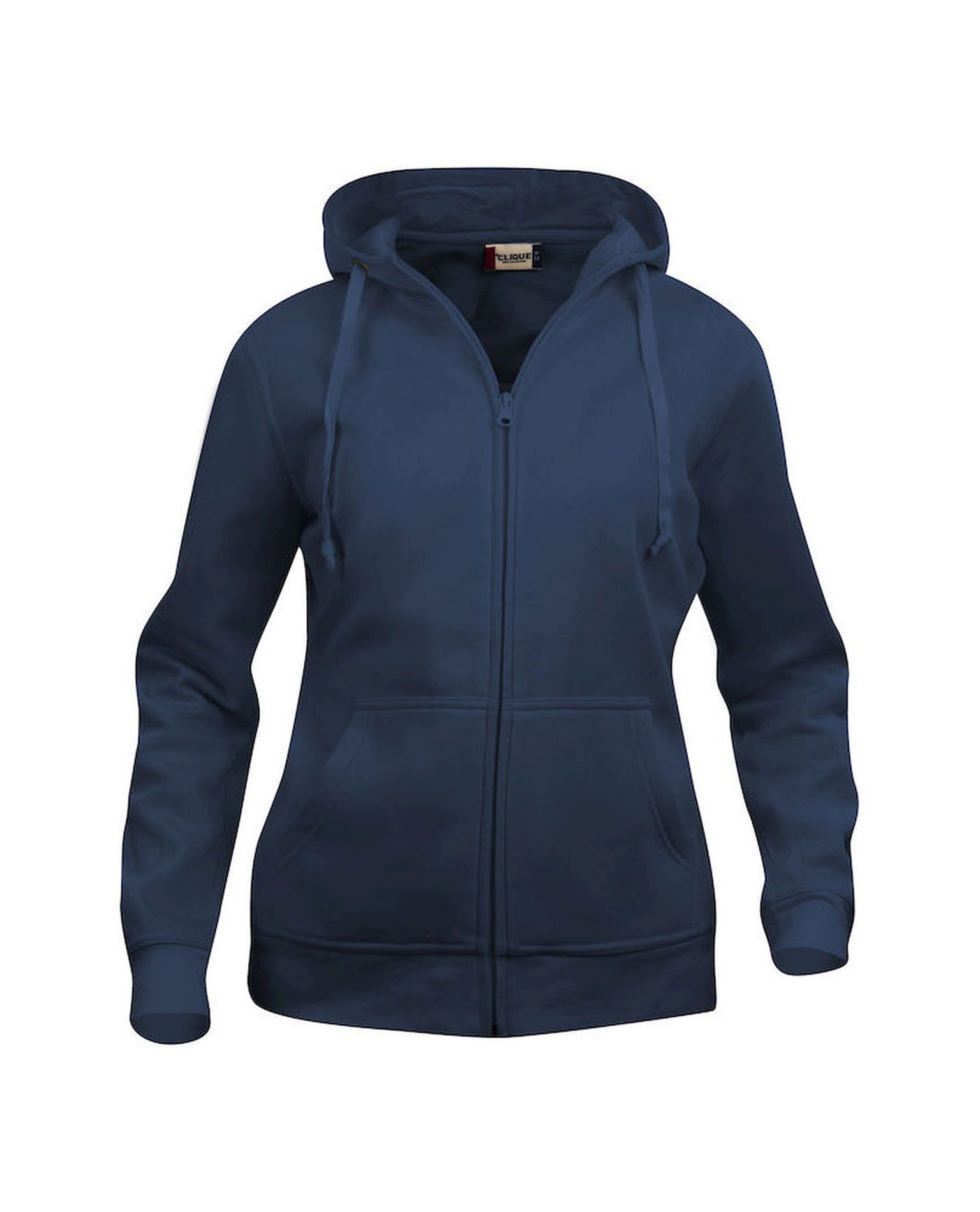 Basic Hoody Full zip Women, Navy
