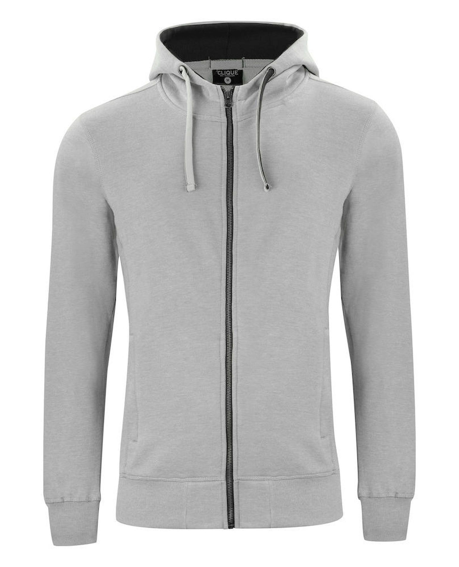 Classic Hoody Full Zip, Meleerattu Harmaa