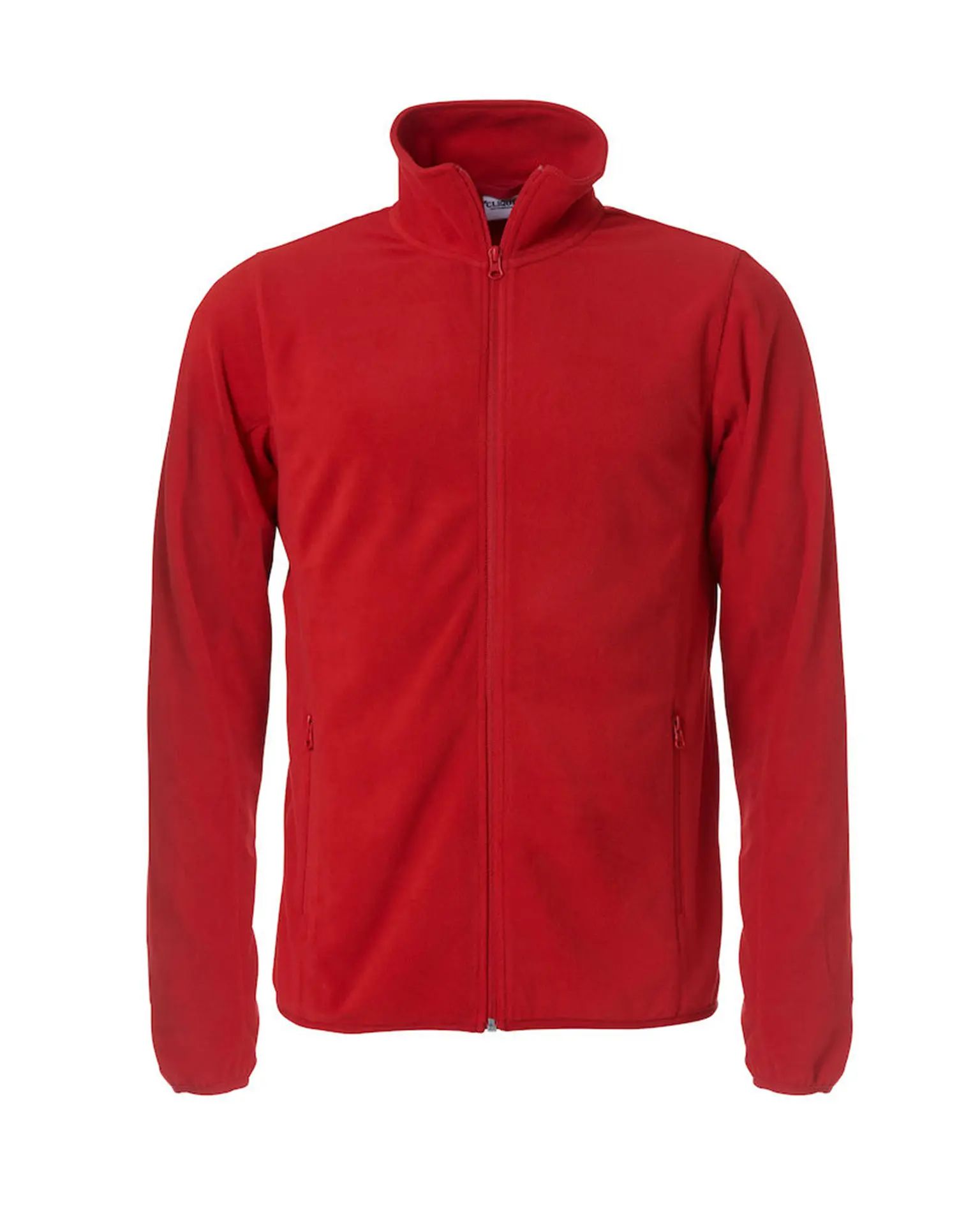 Basic Micro Fleece Jacket, Punainen