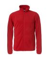 Basic Micro Fleece Jacket, Punainen
