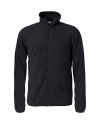 Basic Micro Fleece Jacket, Musta