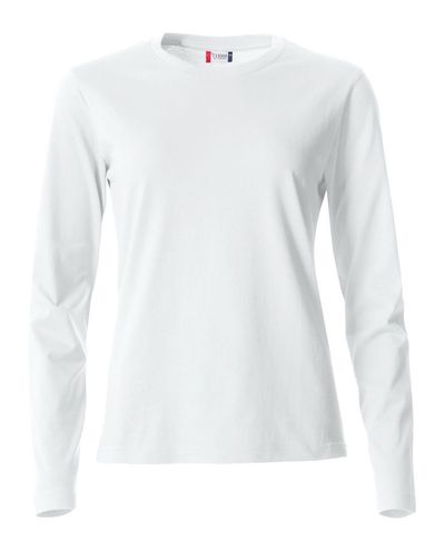 Basic-T L/S Women, Valkoinen