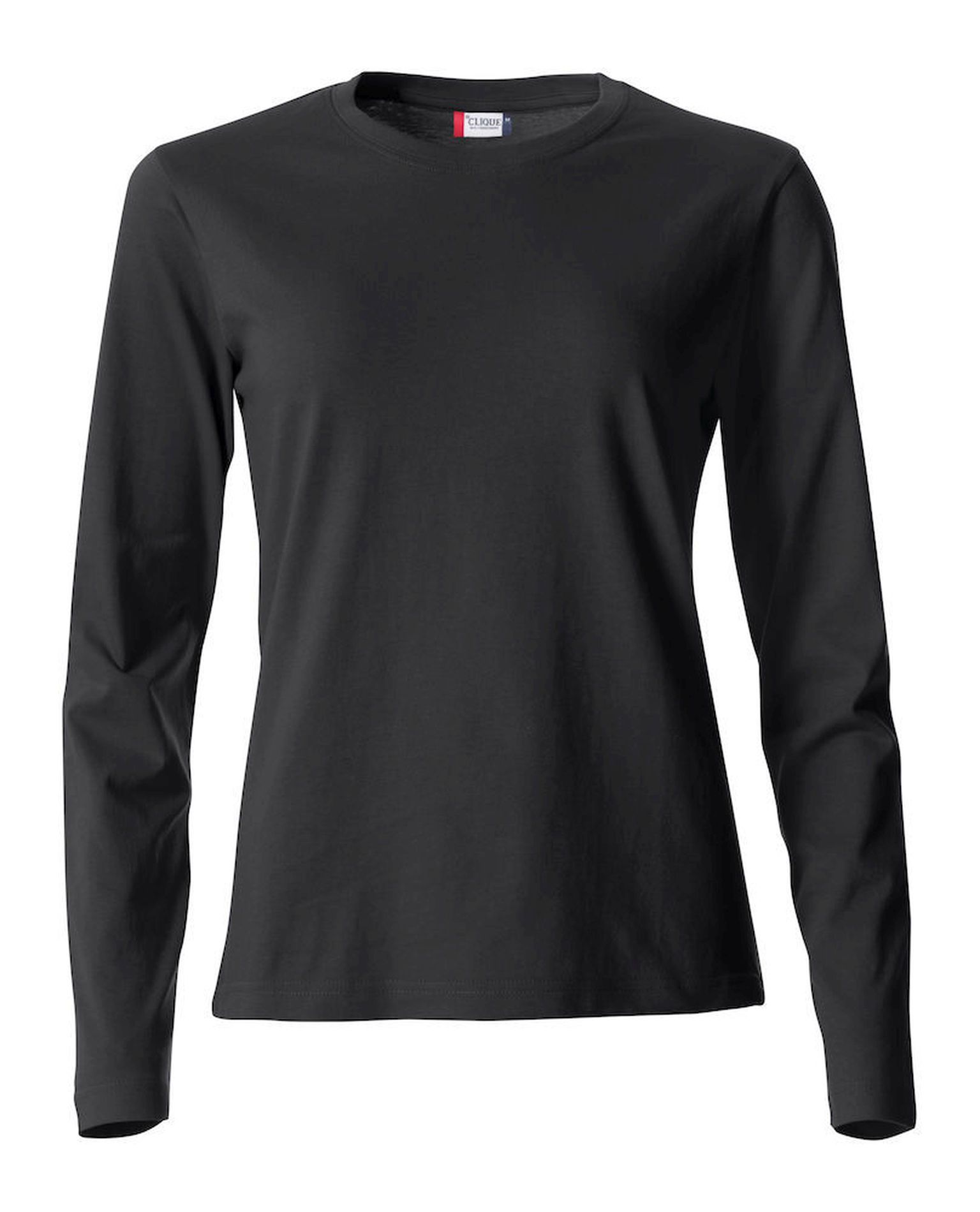 Basic-T L/S Women, Musta