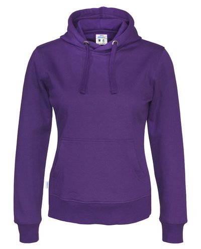 Naisten Luomu huppari, Violetti