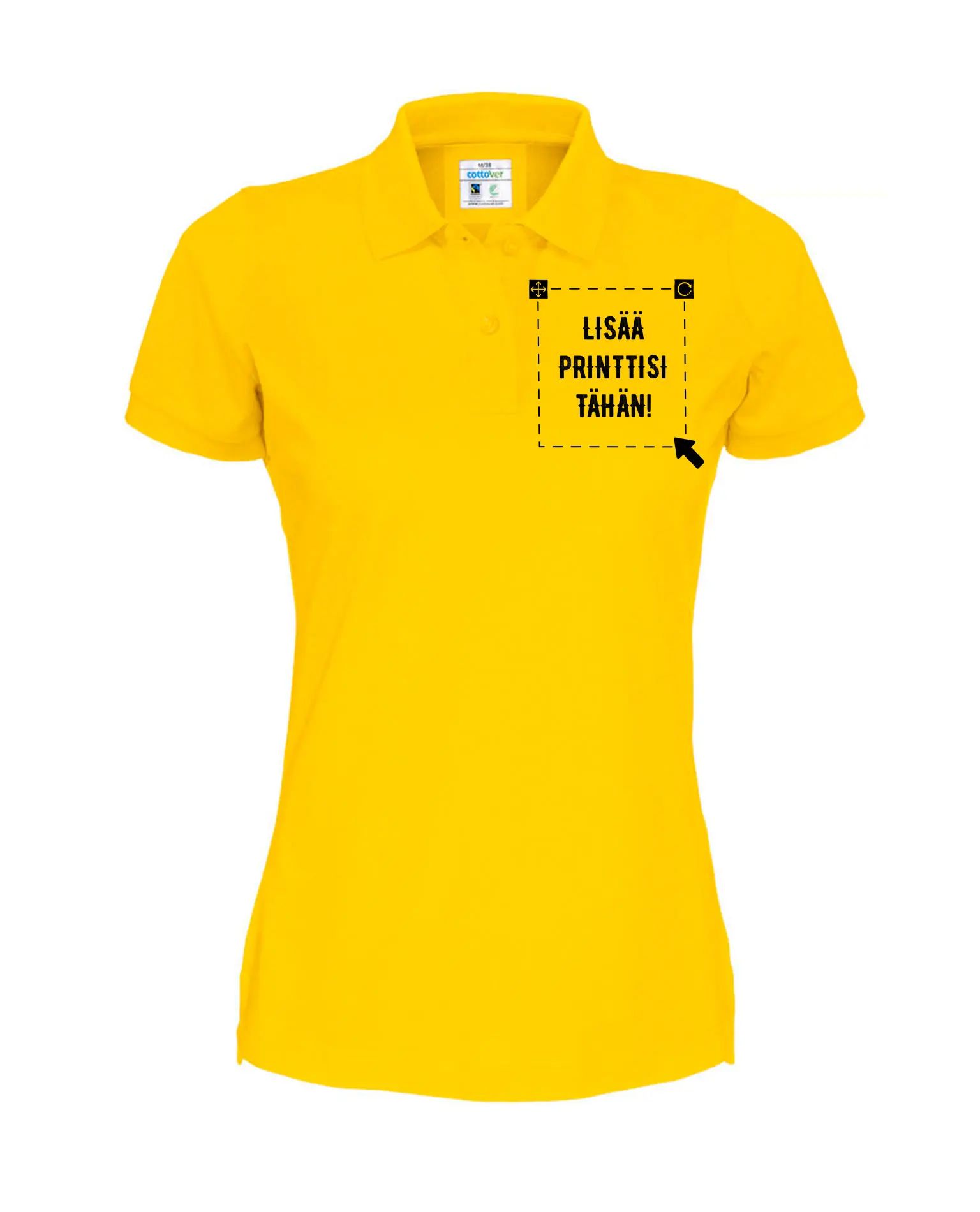 Luomu Pique Lady, Keltainen