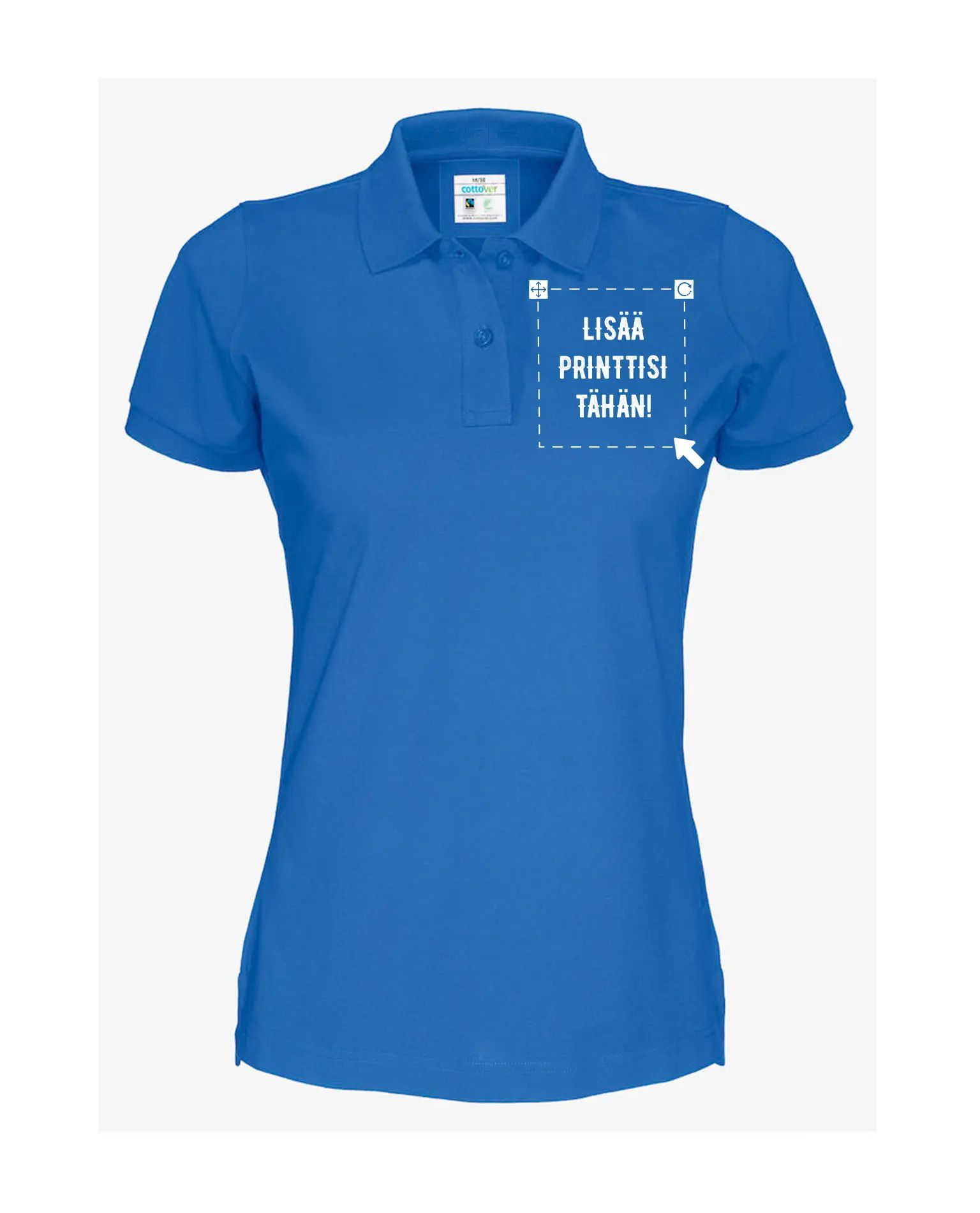 Luomu Pique Lady, Sininen