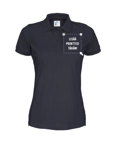 Luomu Pique Lady, Navy Luomu Pique Lady, Navy