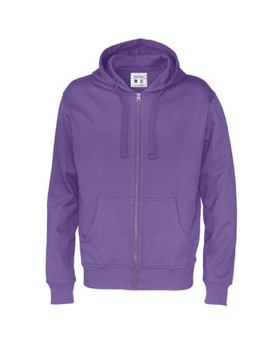 Miesten Luomu vetoketjuhuppari, Violetti