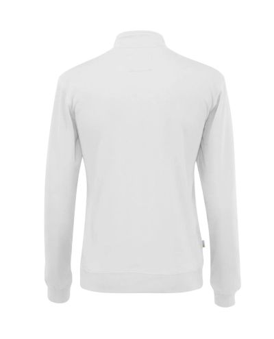 Luomu Half Zip Unisex, Valkoinen