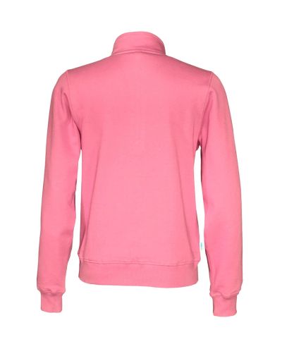 Luomu Half Zip Unisex, Vaaleanpunainen