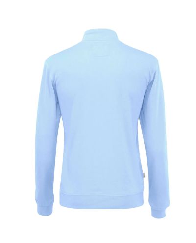 Luomu Half Zip Unisex, Taivaansininen