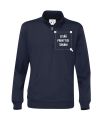 Luomu Half Zip Unisex, Navy