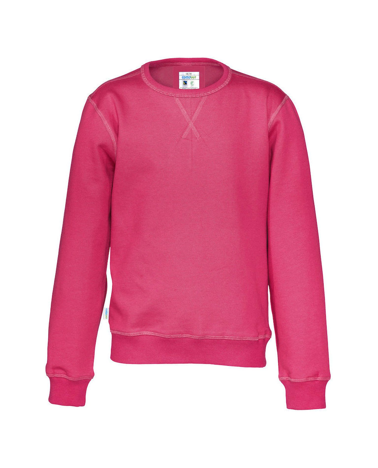 Lasten Luomu collegepaita, Pinkki