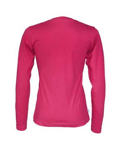 Naisten pitkähihainen Luomu T-paita, Pinkki