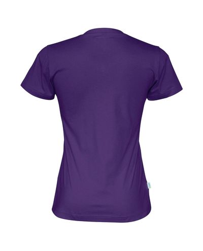 Naisten Luomu T-paita v-aukko, Violetti