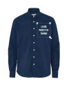 Twill Luomu kauluspaita Comfort, Navy