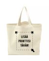 Luomu Tote Bag Heavy Large, Luonnonvalkoinen