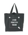Luomu Tote Bag Heavy Large, Antrasiitti
