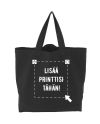 Luomu Tote Bag Heavy Large, Musta