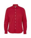 Twill Luomu kauluspaita Slim Fit, Punainen