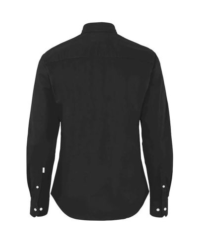 Twill Luomu kauluspaita Slim Fit
