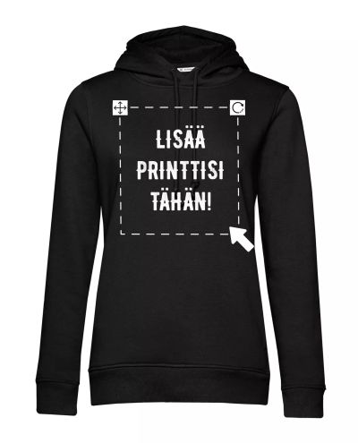 NAISTEN ORGAANINEN HUPPARI, Black Pure