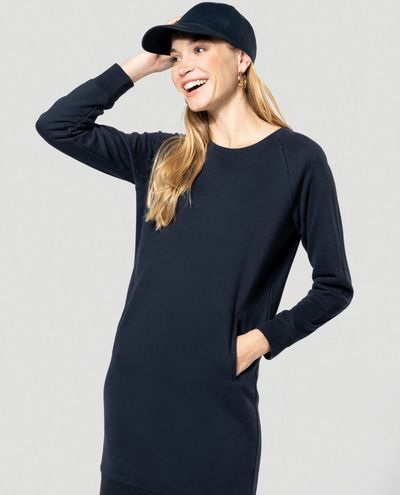 Naisten Luomu Collegemekko, Light Grey Heather Naisten Luomu Collegemekko, Light Grey Heather
