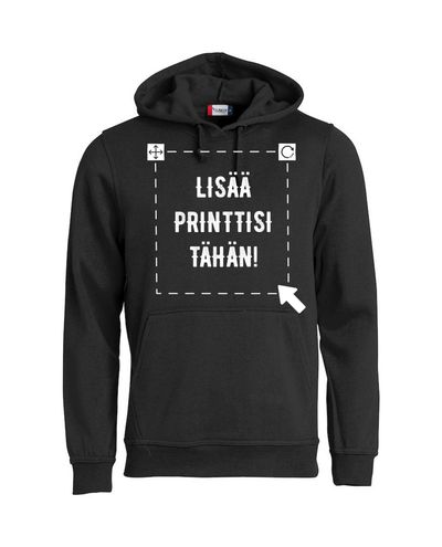 Basic Hoody, Musta