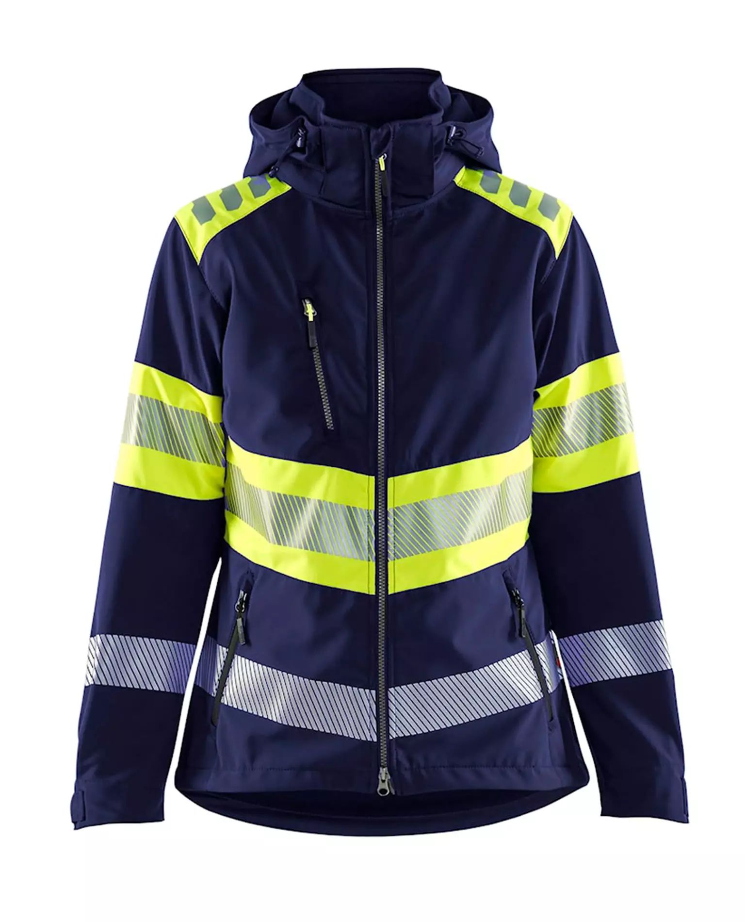 4404 Naisten Highvis Softshelltakki, Huomiokeltainen/Mariininsin