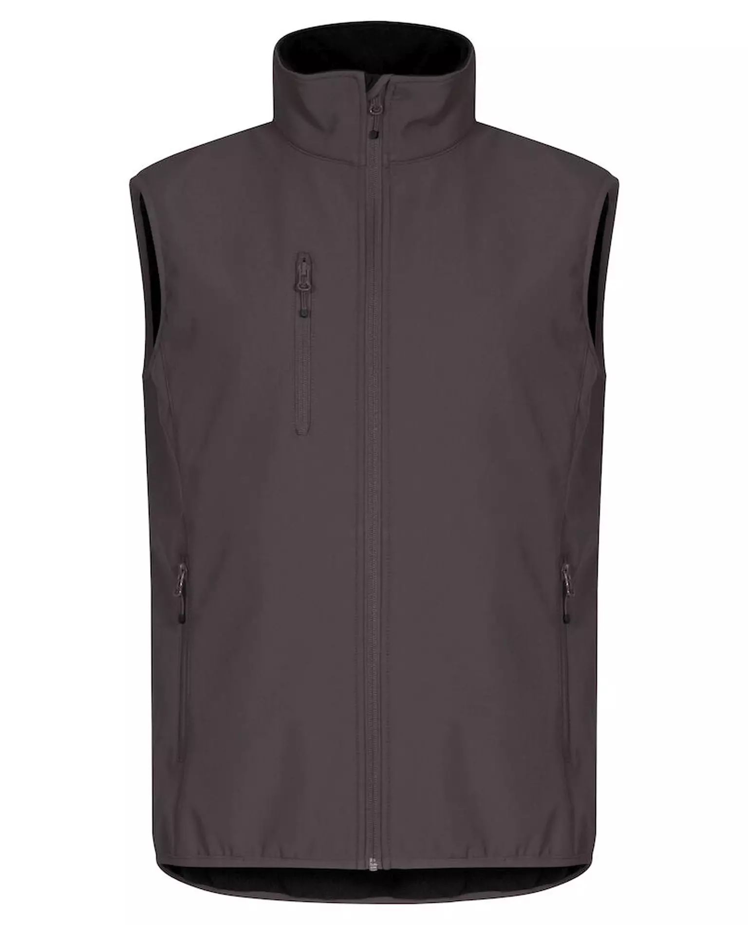 Classic Softshell Vest, Tummanharmaa